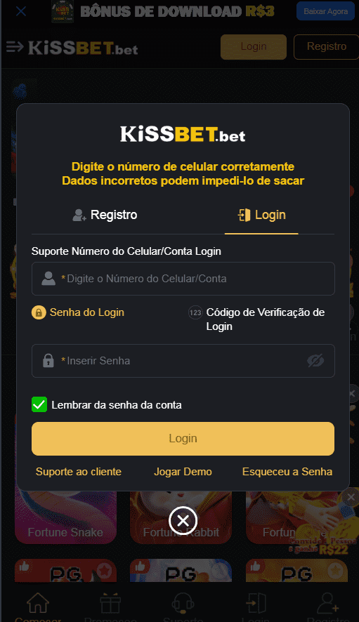 Instruções para registrar facilmente uma conta Kissbet
